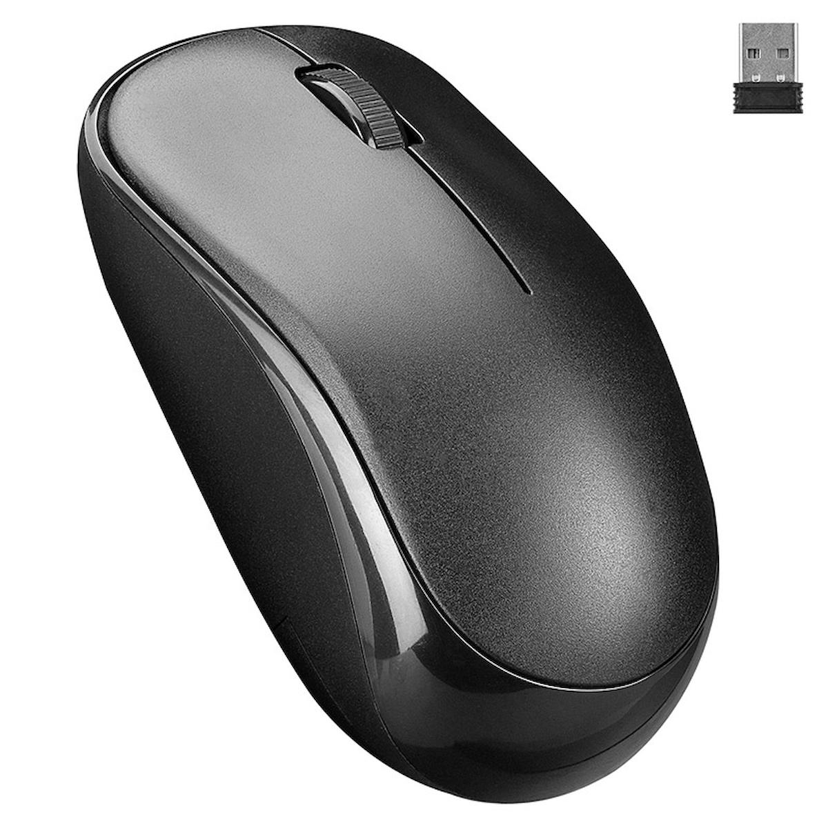 Everest SM-833 Kablosuz Gri Optik Mouse