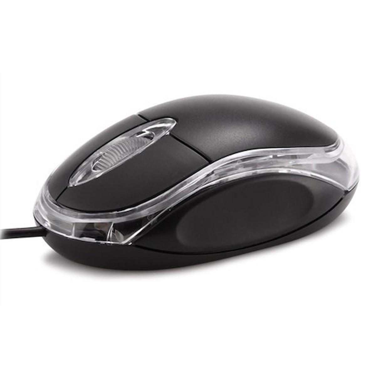 Everest KM 6809 Kablolu Siyah Optik Mouse