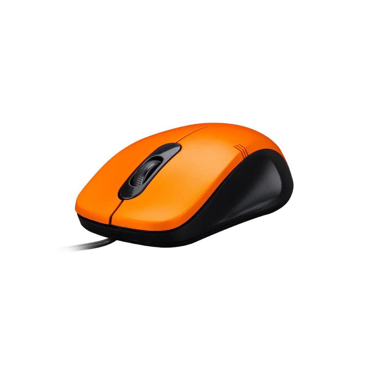 Everest SM-258 Kablolu Turuncu Optik Mouse