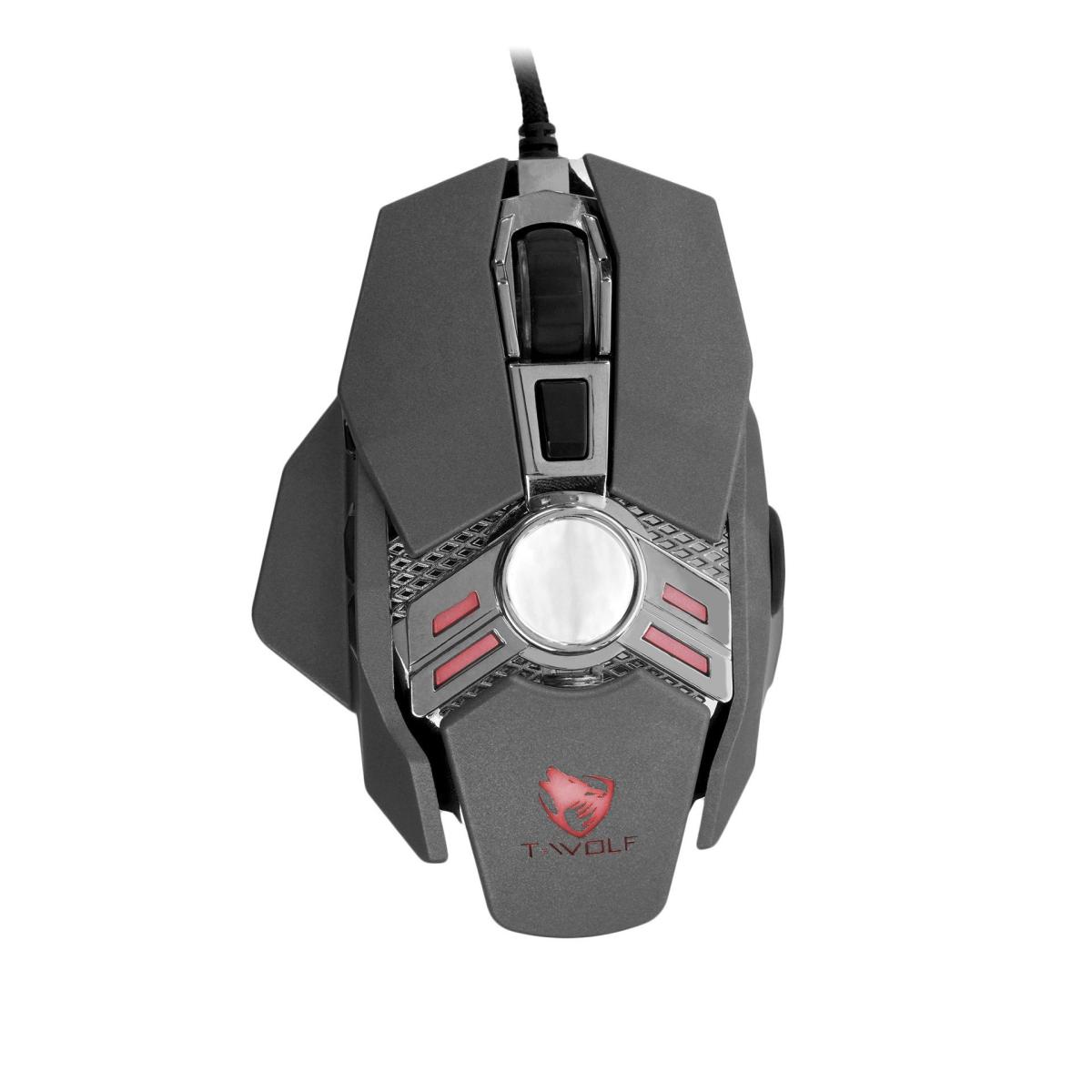 Mf Product 0572 RGB Makrolu Kablolu Gri Gaming Mouse