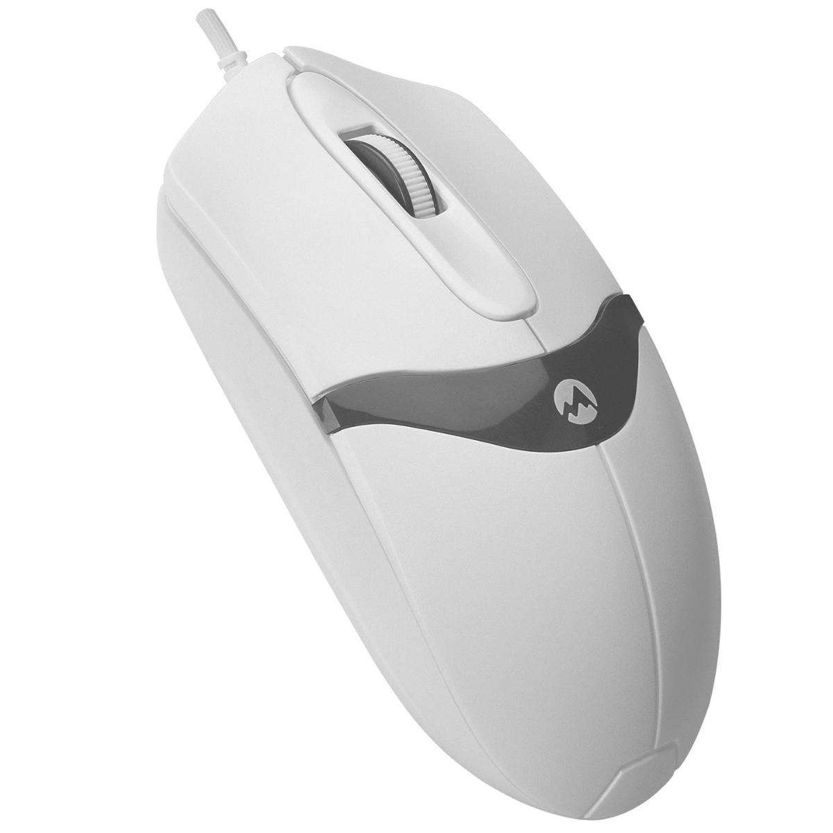 Everest SM-220 Kablolu Beyaz-Gri Optik Mouse