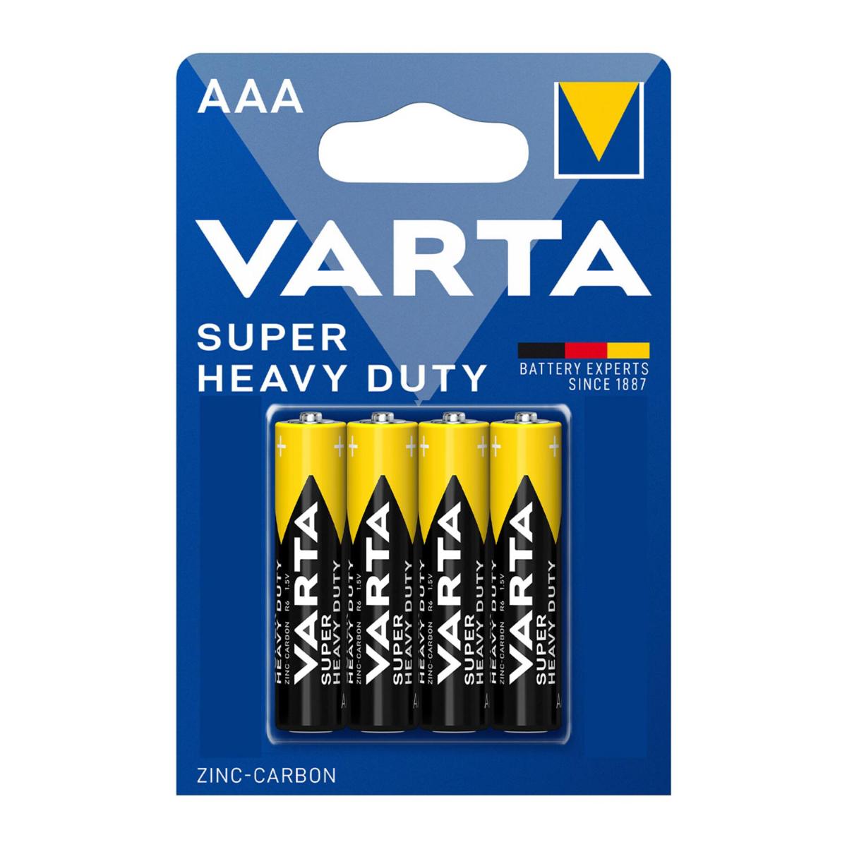 Varta R6 1.5 V Çinko AAA / İnce Kalem Pil 4'lü