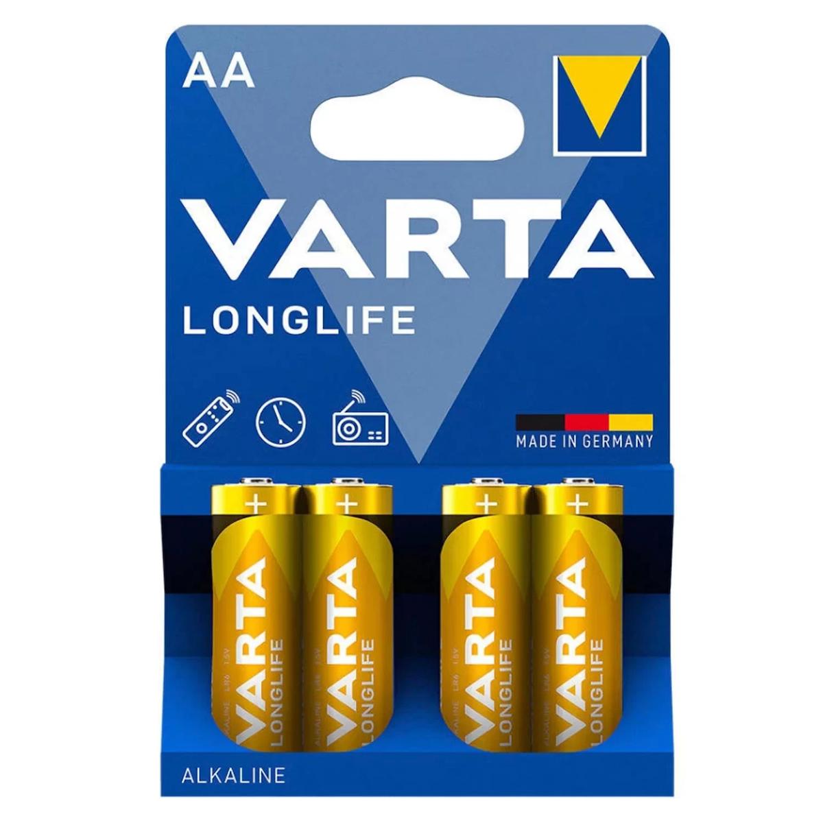 Varta 1.5 V Alkalin AA / Kalem Pil 4'lü