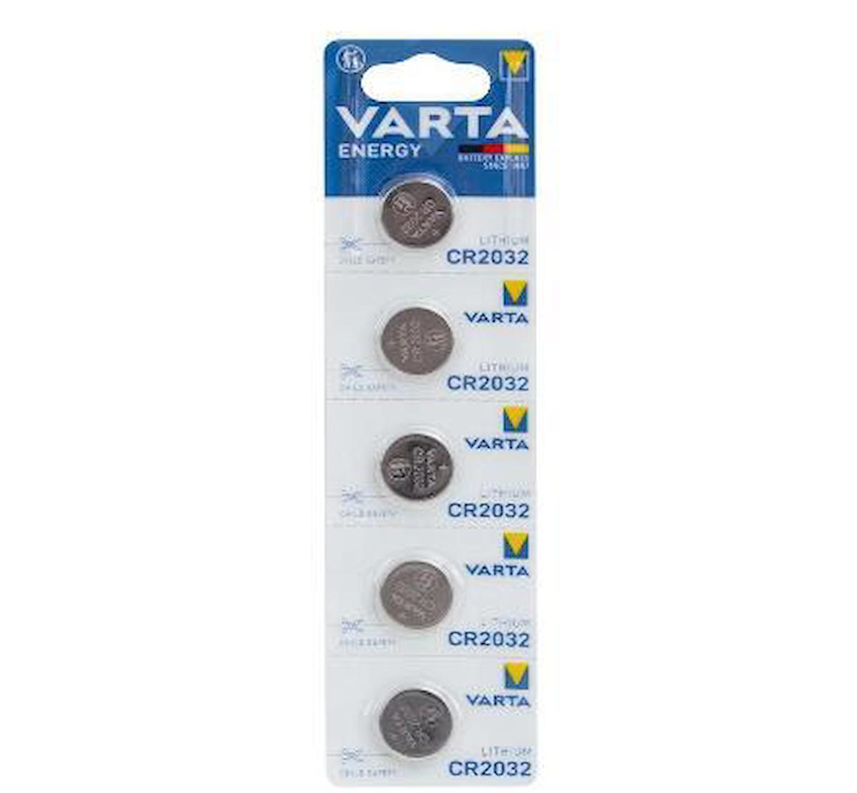 Varta CR2032 3 V Lityum Düğme Pil 5'li