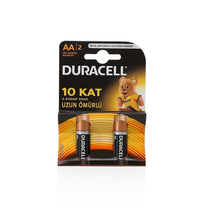Duracell LR06 1.5 V Alkalin AA / Kalem Pil 2'li