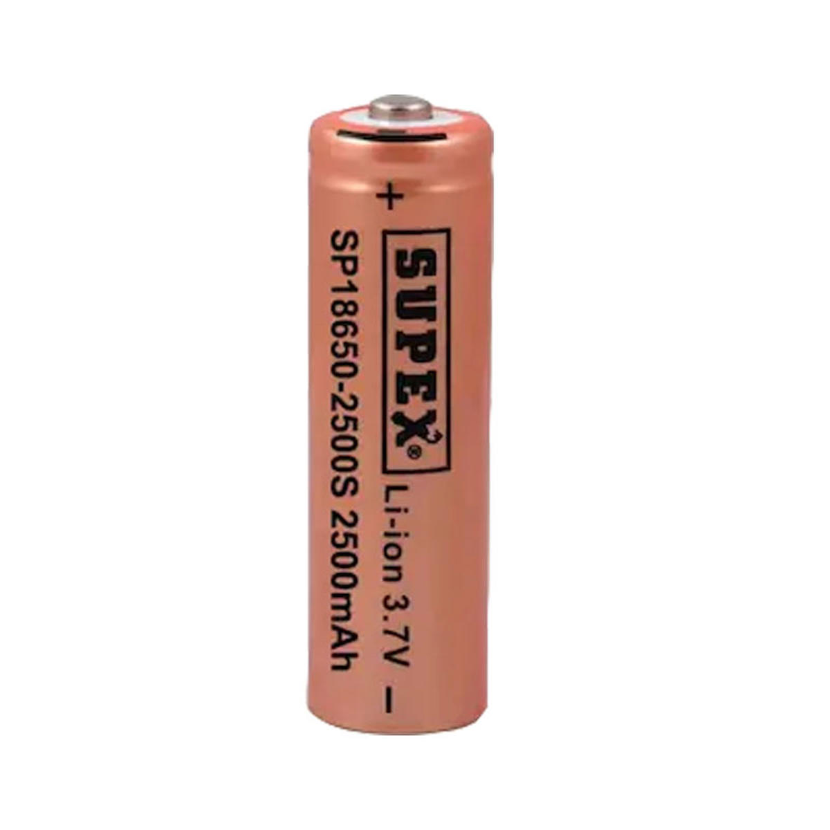 Supex 18650-2500S 3.7 V 2500 mAh Li-ion Şarjlı Pil