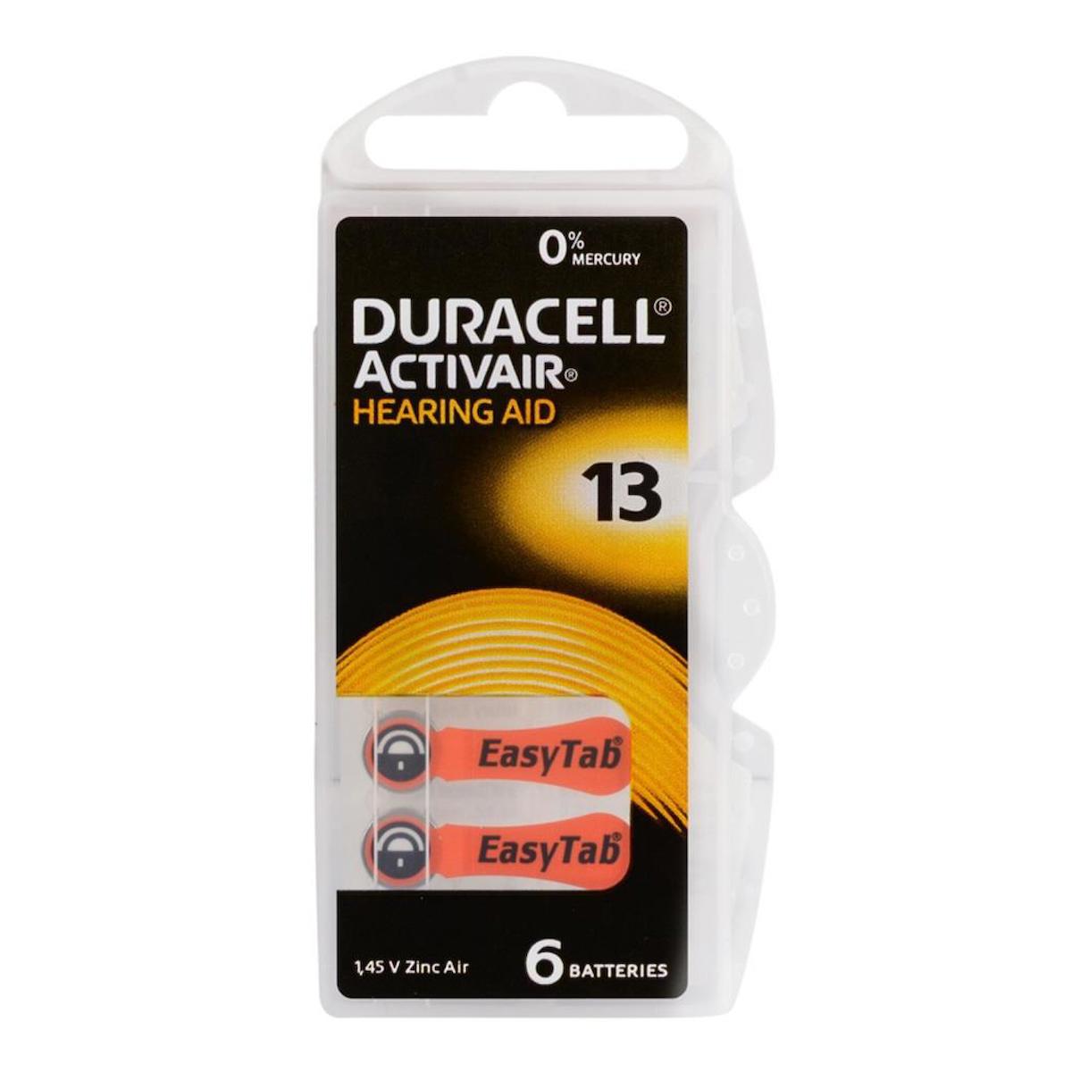 Duracell PR48 1.45 V Çinko Düğme Pil 6'lı