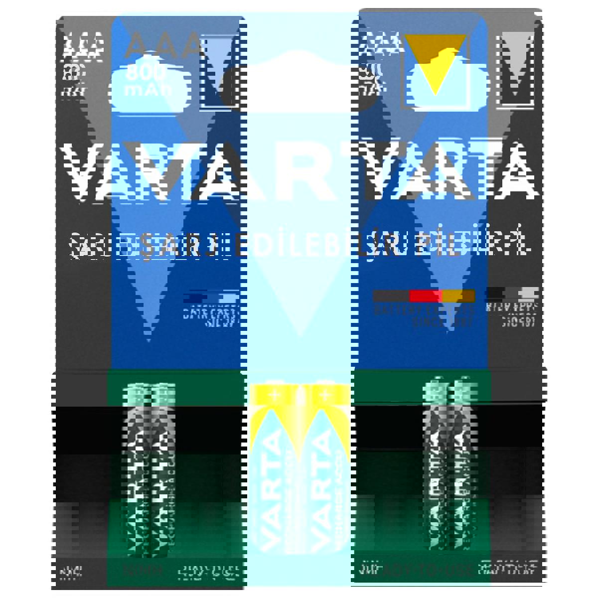 Varta 56703 1.2 V 800 mAh Ni-Mh AAA / İnce Kalem Şarjlı Pil 2'li