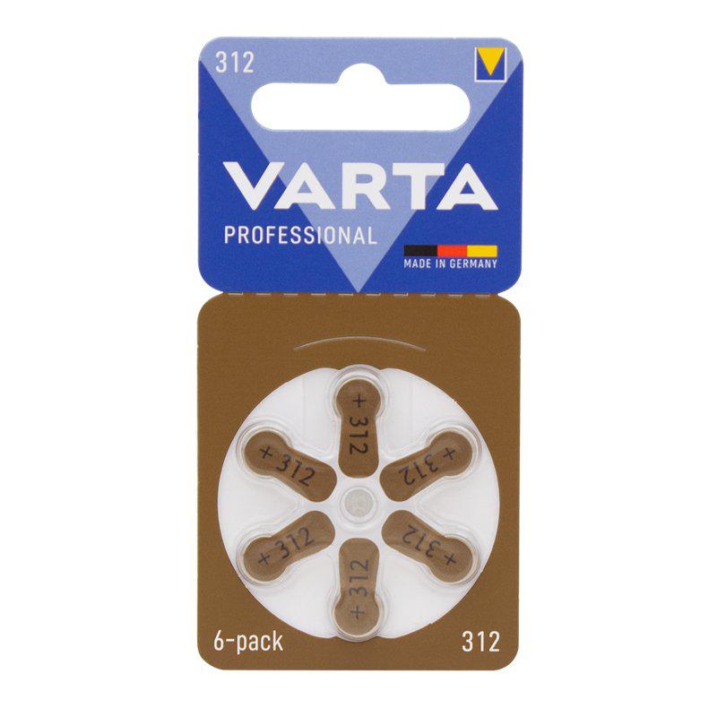 Varta 312 1.45 V Düğme Pil 6'lı