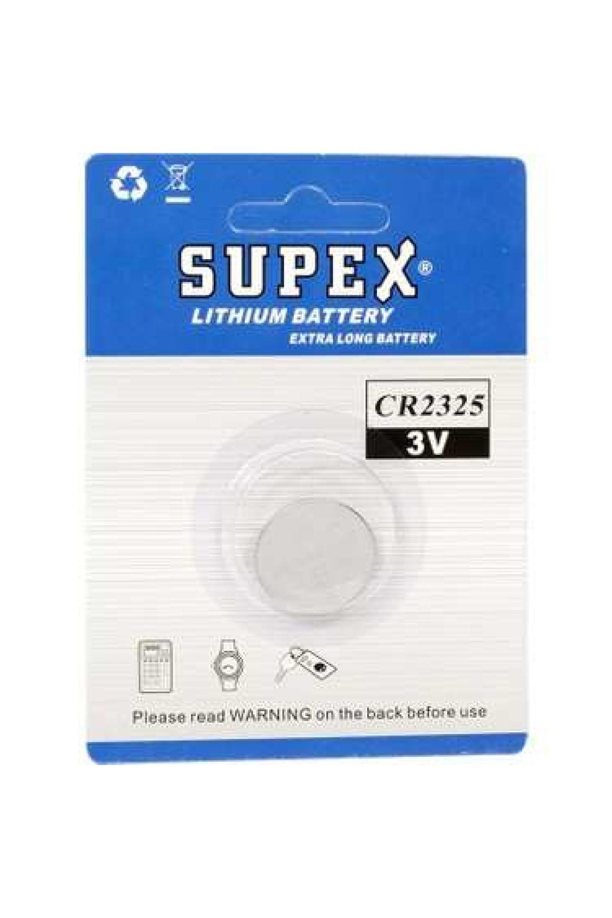 Supex CR2325 3 V Lityum Düğme Pil