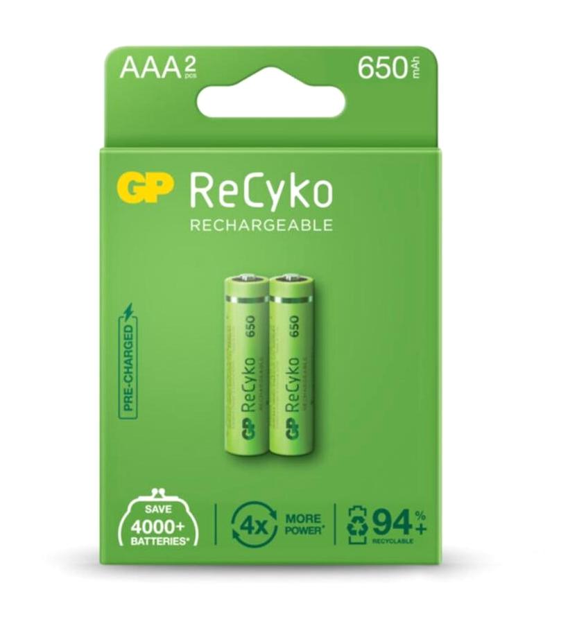 Recyko Recyko 1.2 V 2600 mAh Ni-Mh AAA / İnce Kalem Şarjlı Pil 2'li