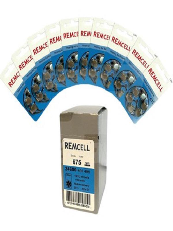Remcell 675 1.45 V Çinko Düğme Pil 6x10'lu