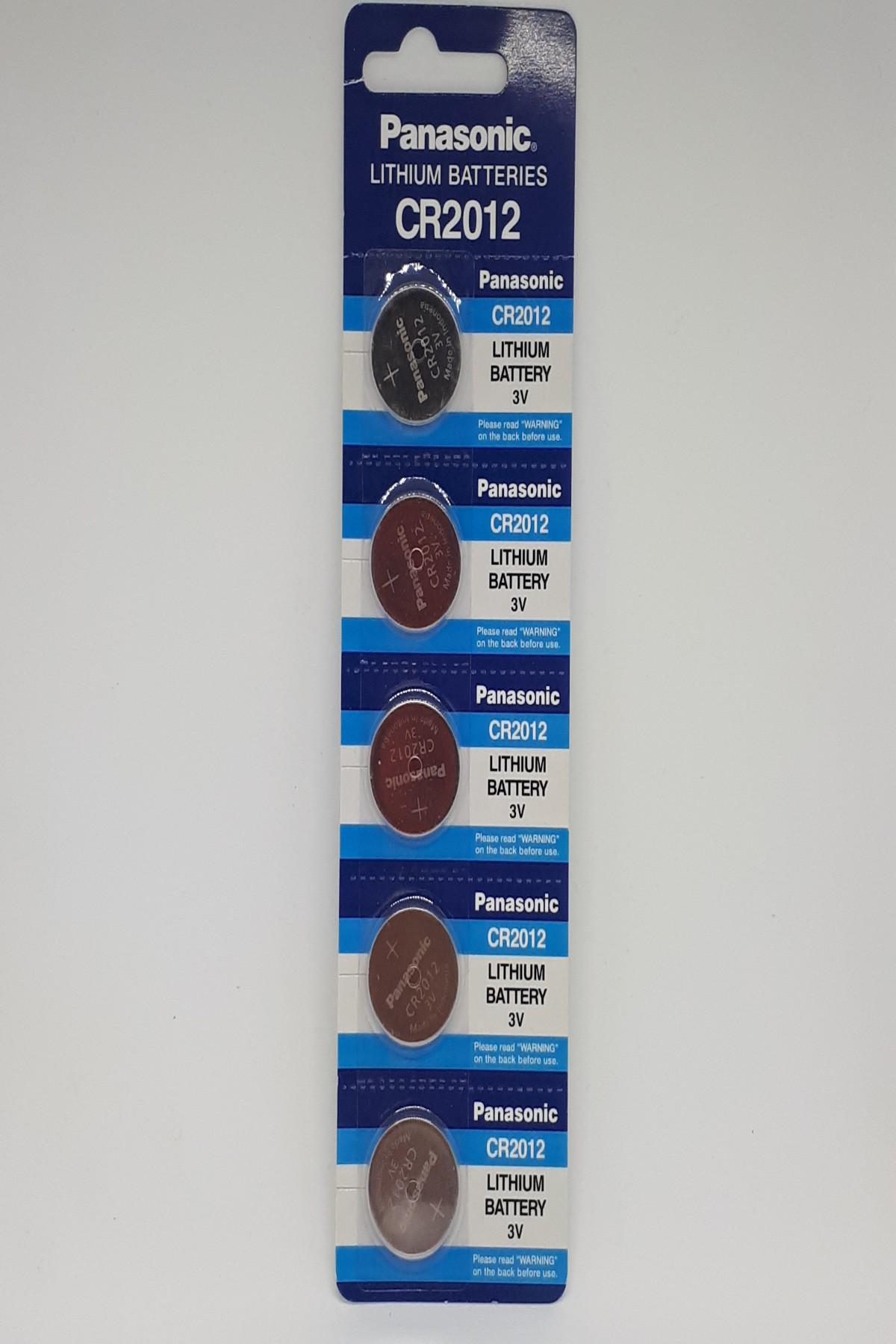 Panasonic CR2012 3 V Lityum Düğme Pil