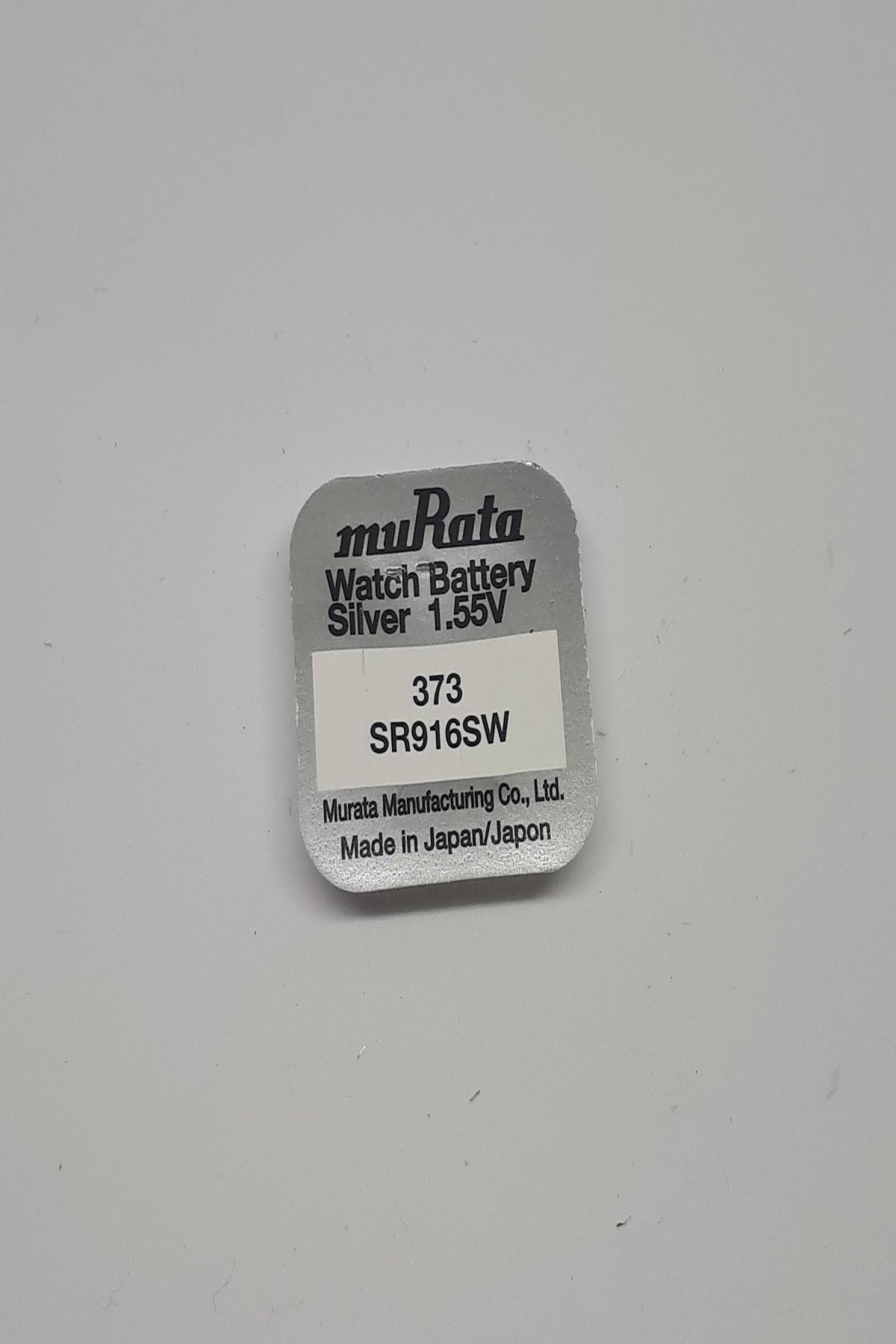 Murata 373SR916SW 1.55 V Düğme Pil