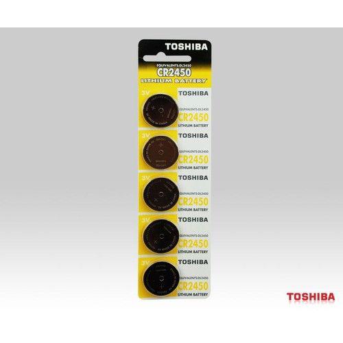 Toshiba CR2450 3 V Lityum Düğme Pil 5'li