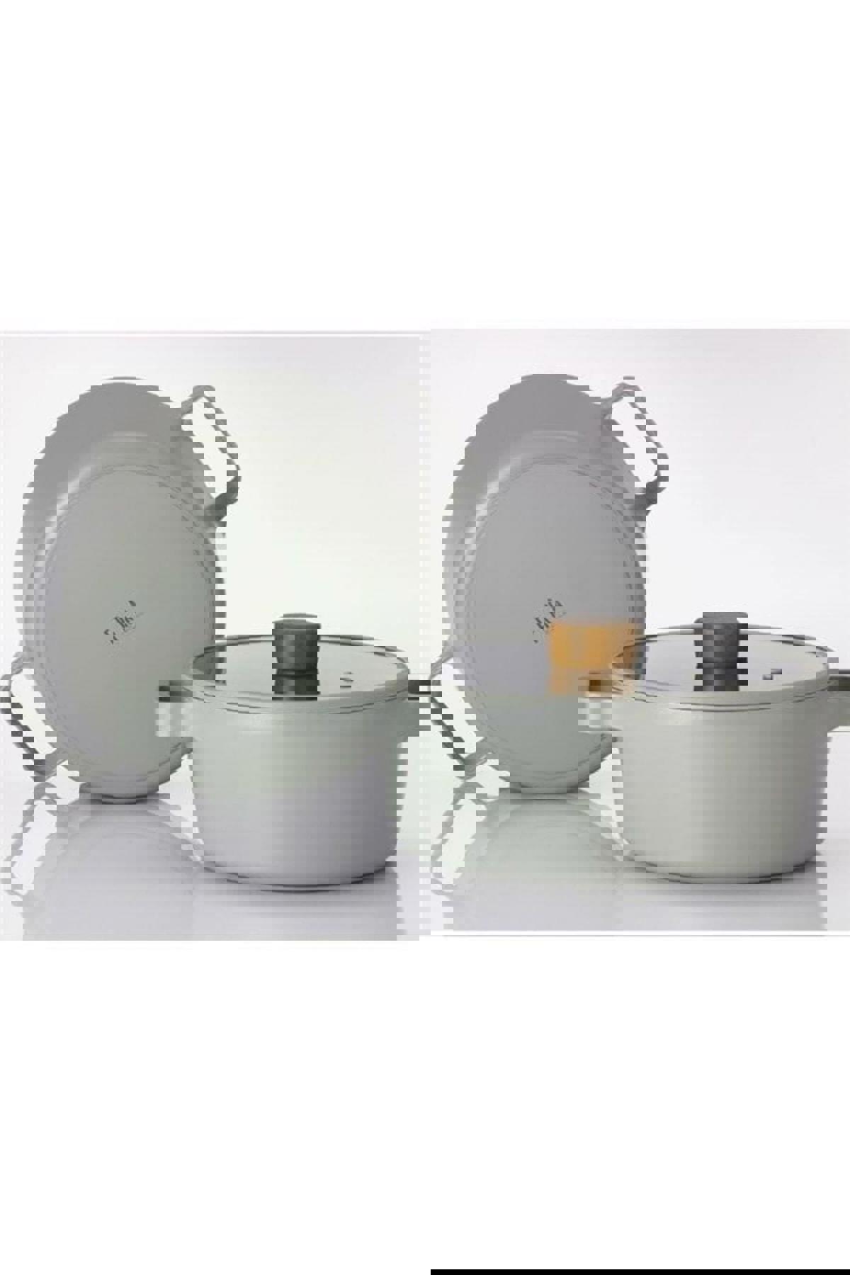 Neoflam Fika 22 cm Döküm Kısa Tencere