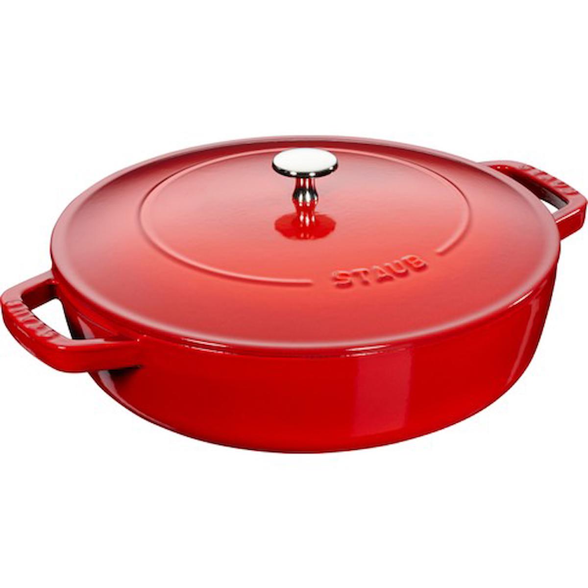 Staub Chistera 24 cm Döküm Sığ Tencere