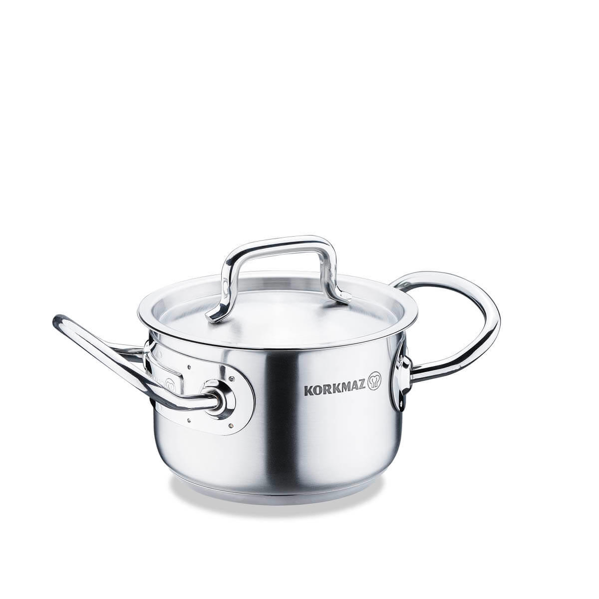 Korkmaz Proline Gastro 12x8 cm Paslanmaz Çelik Tencere