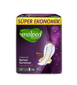 Molped SuperNight İnce 14'lü Hijyenik Ped 1 Adet