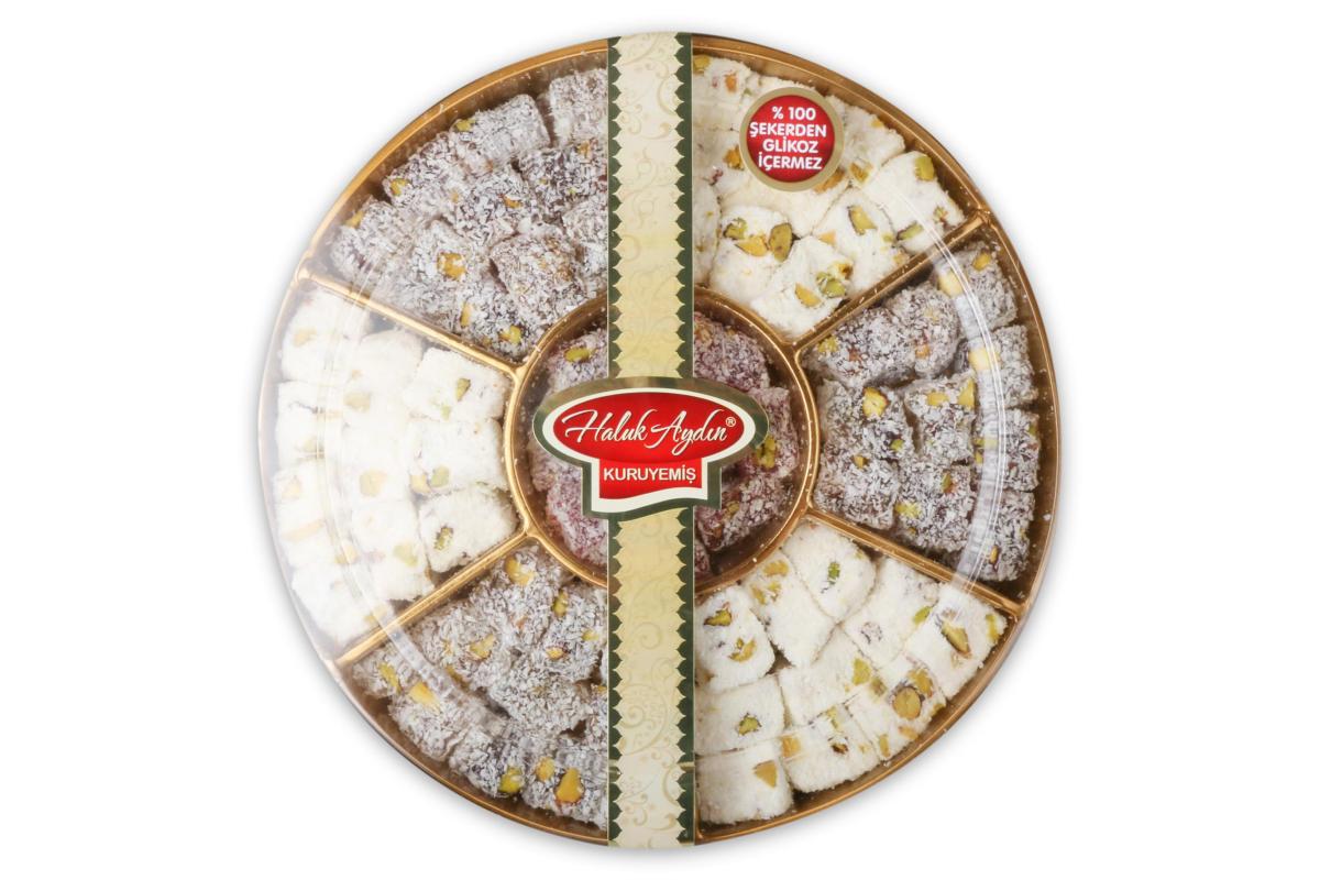 Haluk Aydın Kuruyemiş Fıstıklı Çifte Kavrulmuş Lokum 380 gr