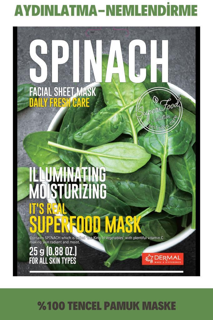 Dermal It's Real Superfood Nemlendirici Kağıt Yüz Maskesi 25 gr