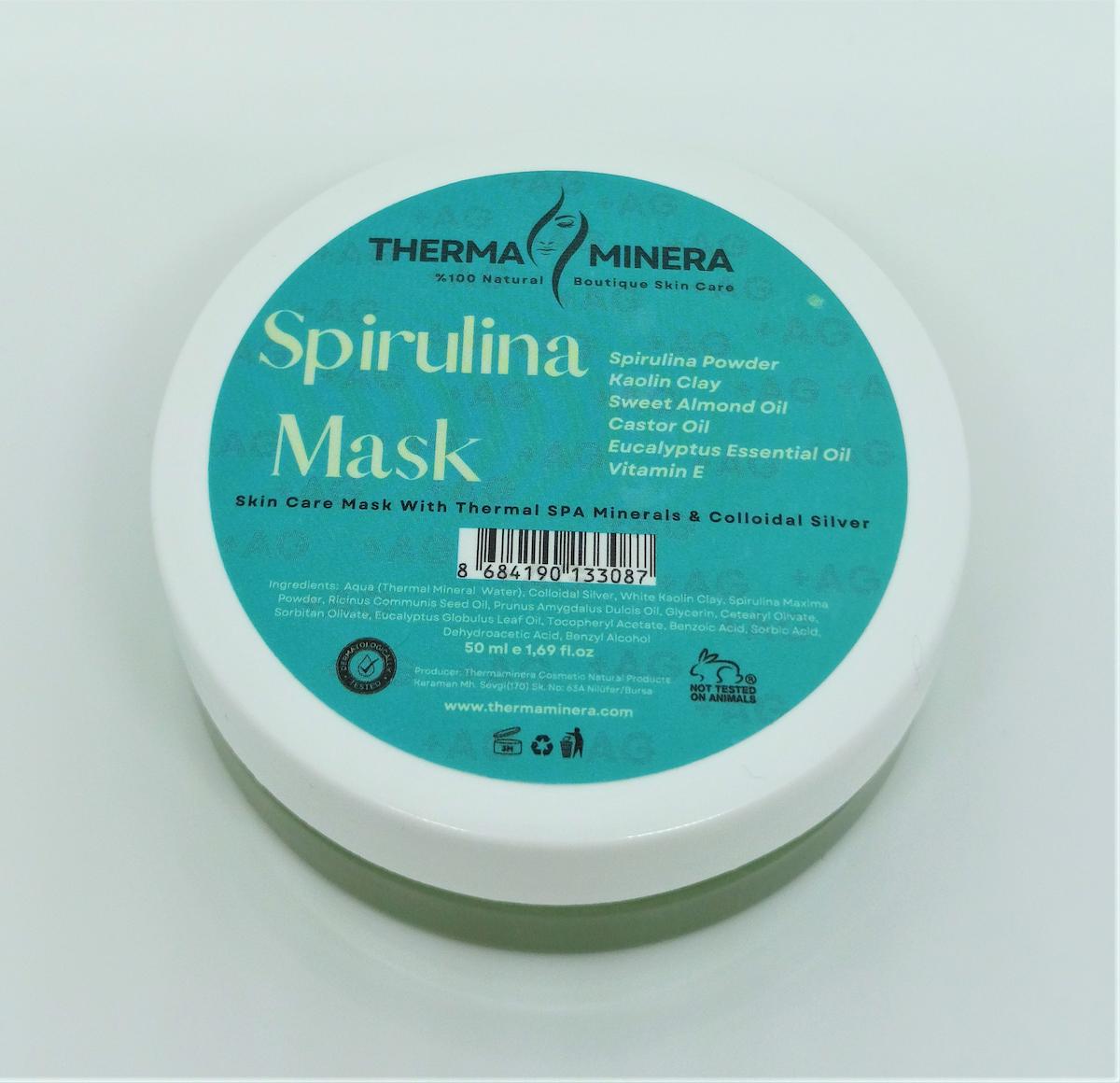 Thermaminera Spirulina Killi Yüz Maskesi 50 ml