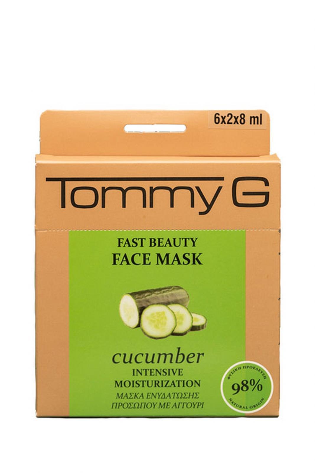 Tommy G Fast Beauty Nemlendirici Kağıt Yüz Maskesi 6x2x8 ml