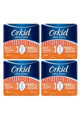 Orkid Ultra Extra İnce 8'li Hijyenik Ped 4 Adet