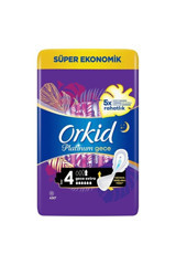 Orkid Platinum Gece Extra İnce 16'lı Hijyenik Ped 12 Adet