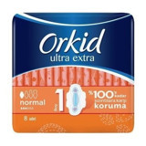 Orkid Ultra Extra İnce 8'li Hijyenik Ped 8 Adet