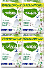 Molped Pure & Soft Organik İnce 16'lı Hijyenik Ped 4 Adet