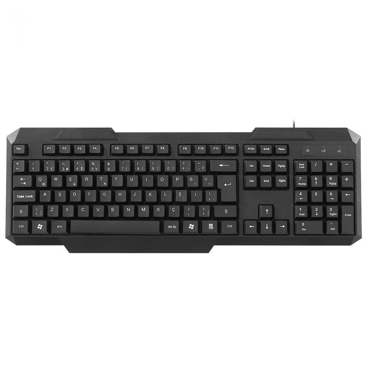 Frisby FK-4810QU Türkçe Q 104 Tuşlu Kablolu Siyah Mekanik Klavye