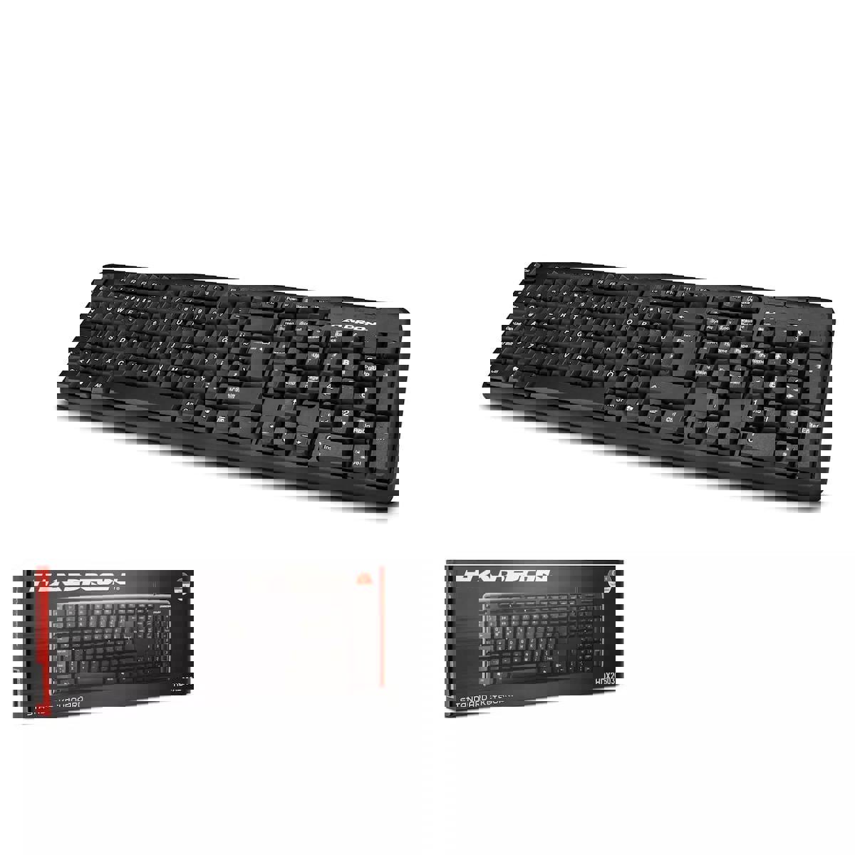 Hadron HDX2603 Türkçe Q 104 Tuşlu Kablolu Siyah Normal Klavye