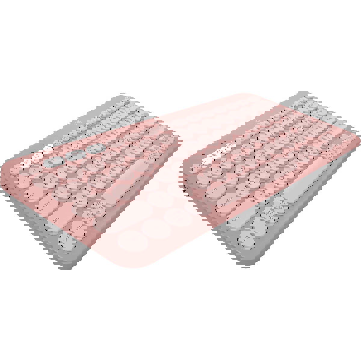Logitech K380s Türkçe 88 Tuşlu Blue Switch Kablosuz Pembe Mekanik Klavye
