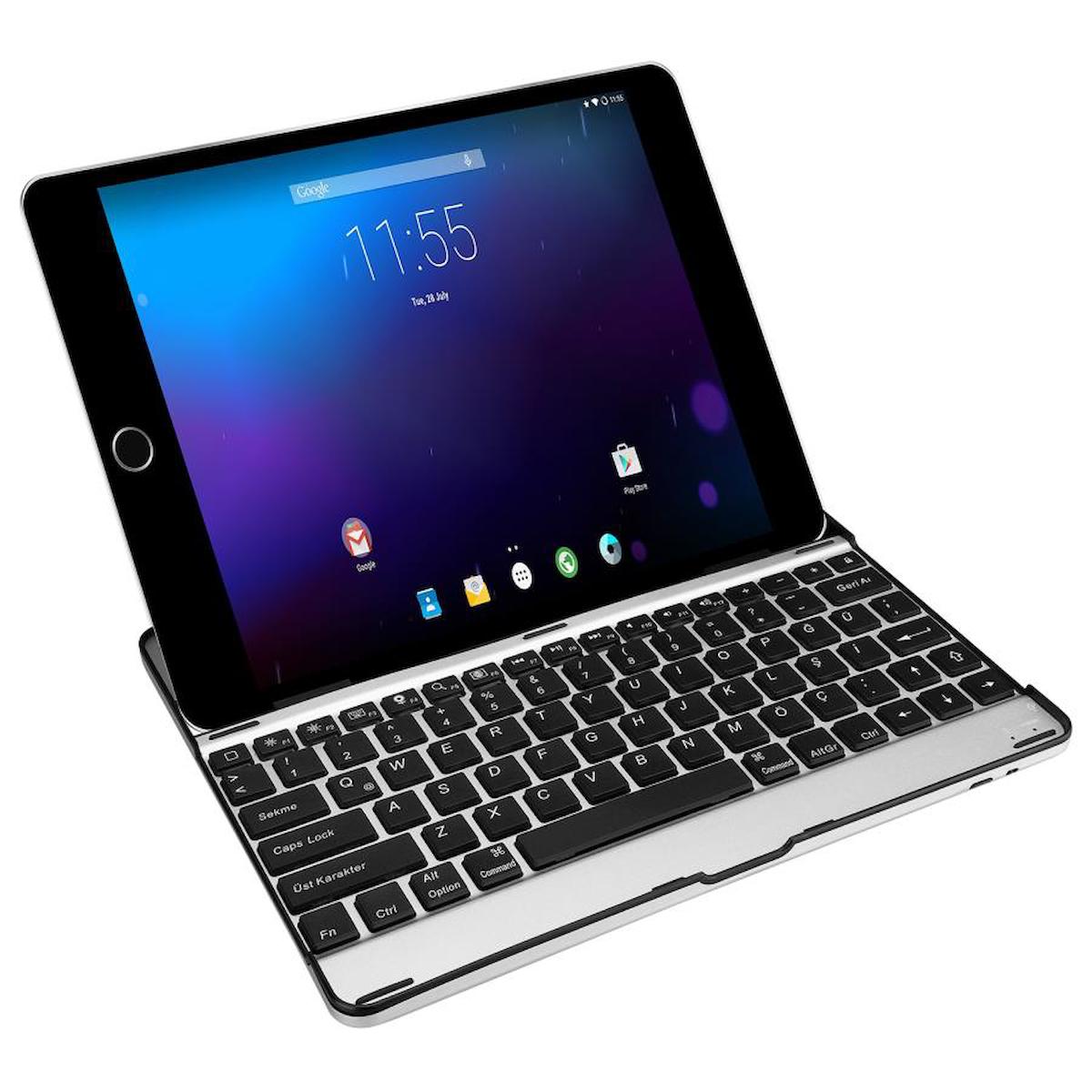 Everest KB650BTUK Türkçe 108 Tuşlu Blue Switch Kablosuz Siyah Mekanik Klavye