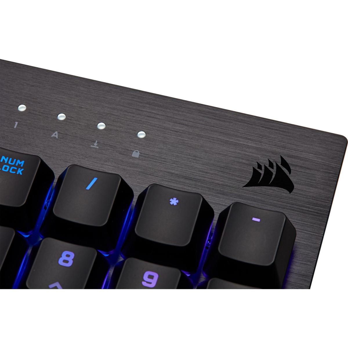 Corsair CH-910D018-TR Türkçe Q RGB 104 Tuşlu Kablolu Siyah Gaming Klavye
