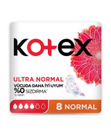 Kotex Ultra Single İnce 8'li Hijyenik Ped 1 Adet