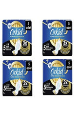 Orkid Extra Plus İnce 5'li Hijyenik Ped 4 Adet