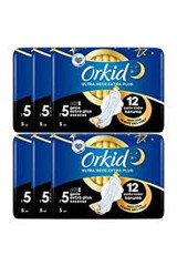Orkid Ultra İnce 5'li Hijyenik Ped 6 Adet
