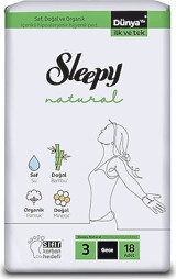 Sleepy Natural Ultra Hassas Gece 18'li Hijyenik Ped 1 Adet