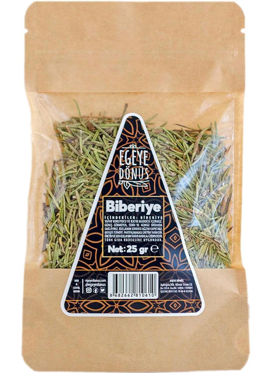 Egeye Dönüş Vegan Toz Biberiye Kurusu 25 gr