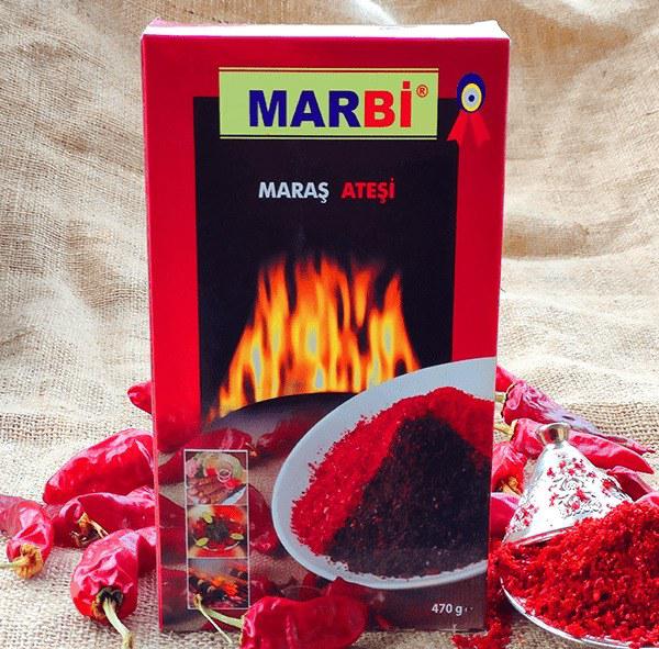Marbi Biber Ve Baharat Acı Pul Biber Toz 470 gr