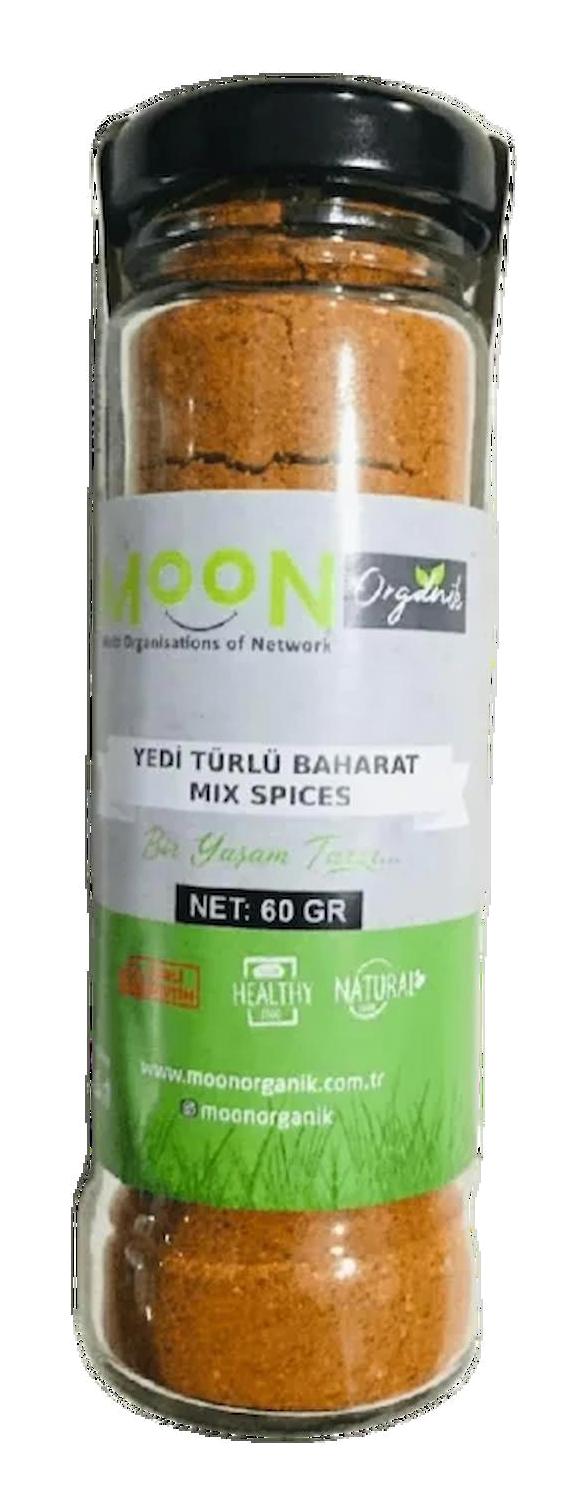 Moon Organik Vegan Toz Yeditürlü 60 gr