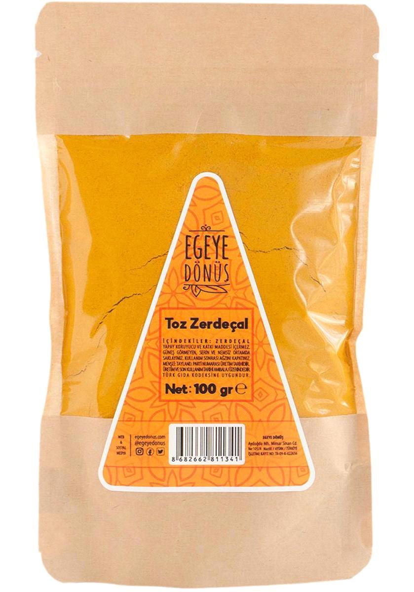 Egeye Dönüş Vegan Zerdeçal Toz 100 gr