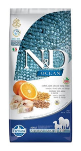 N&D Ocean Morina Balıklı Portakallı Yetişkin Kuru Köpek Maması 12 kg
