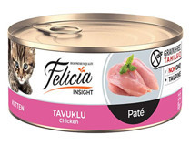 Felicia Kitten Pate Tavuklu Yavru Yaş Kedi Maması 85 gr