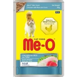 Me-o Pirinçli - Tavuklu - Ton Balıklı Yetişkin Yaş Kedi Maması 80 gr