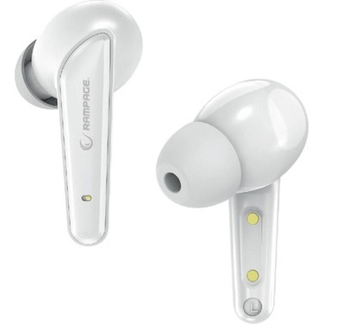 Rampage RM-TWS01G Viper 5.1 Gürültü Önleyici Oyuncu Kulak İçi Bluetooth Kulaklık Beyaz