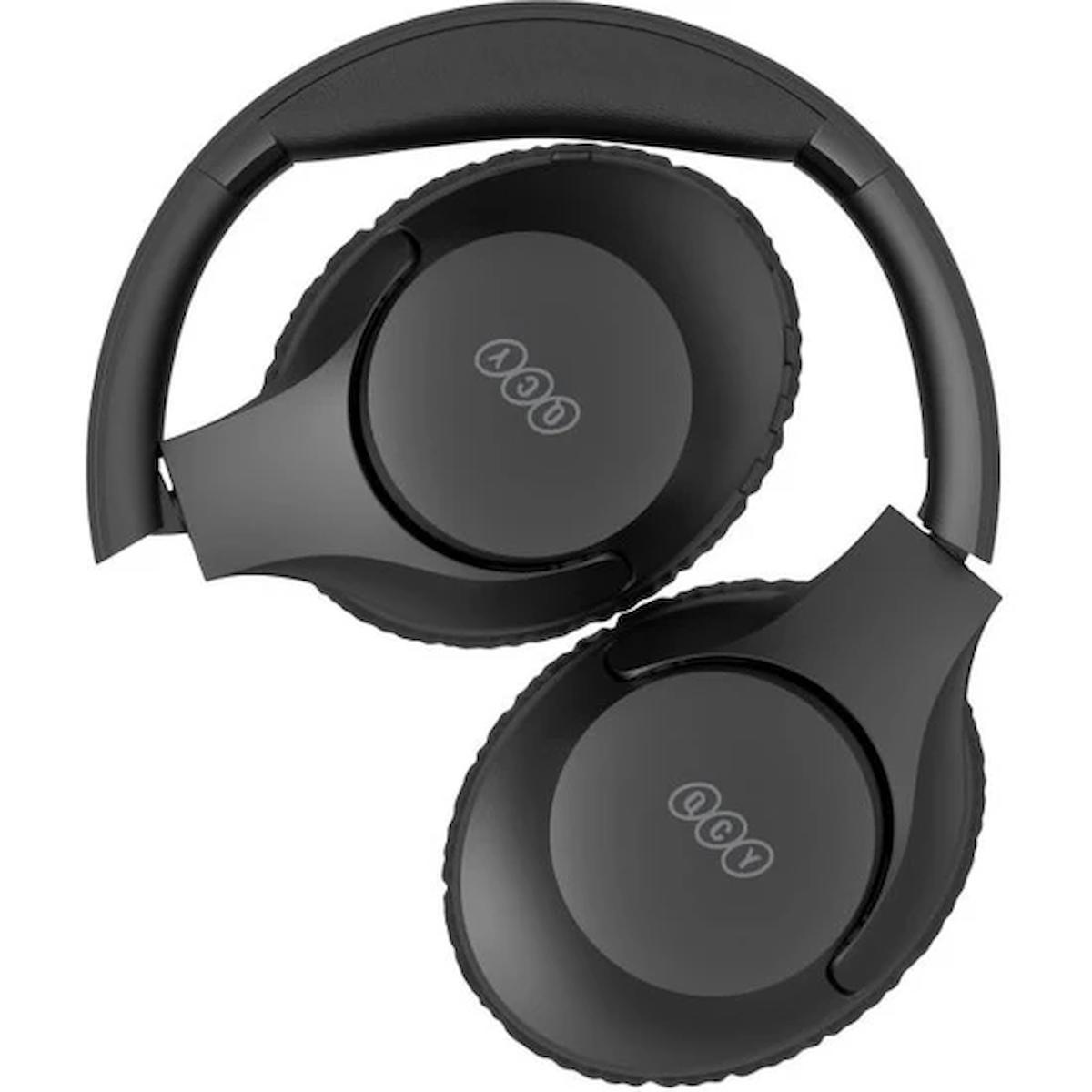 QCY H2 5.3 Gürültü Önleyici Kulak Üstü Bluetooth Kulaklık Siyah