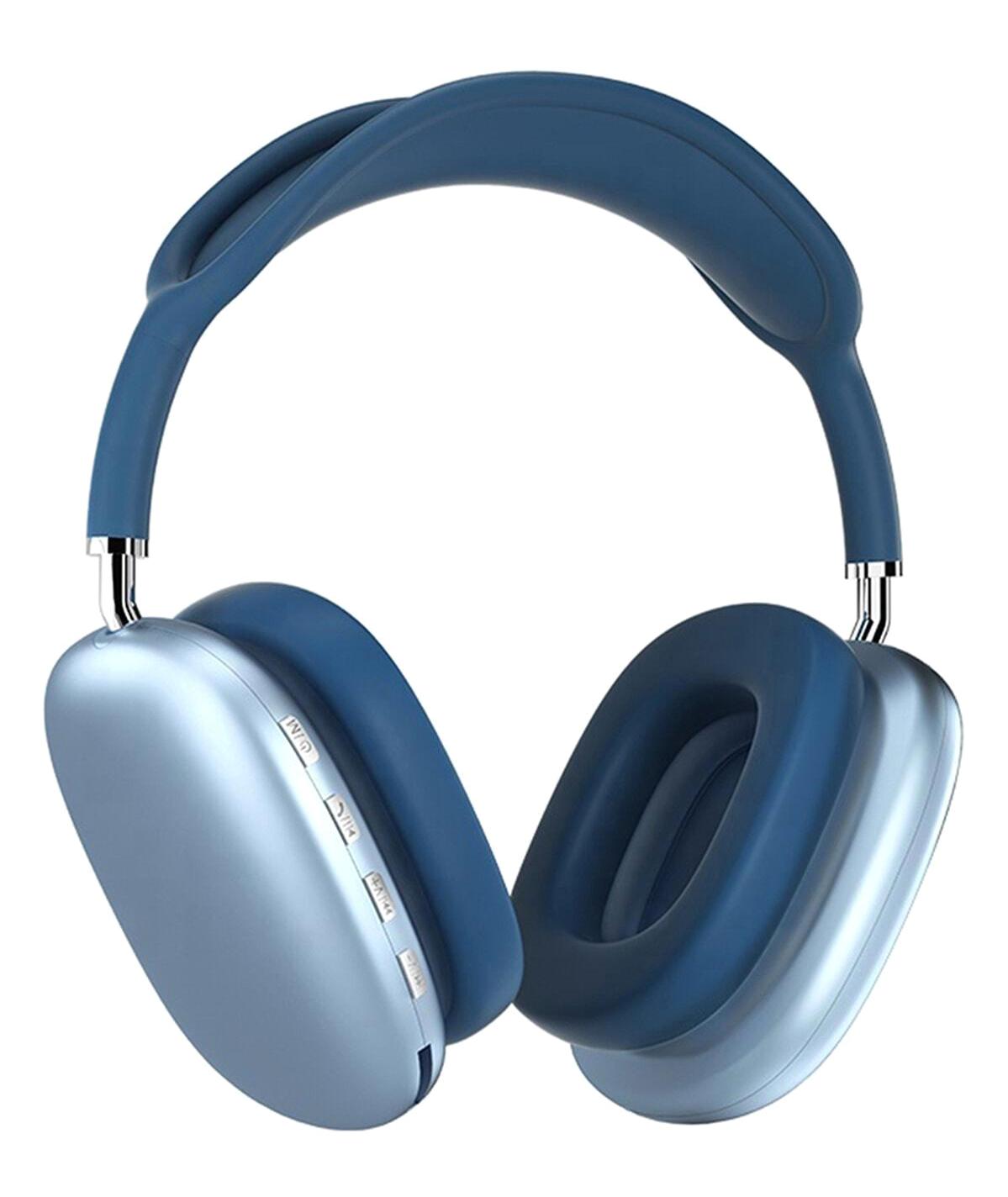 Mi7a P9 AİR MAX 5.0 Gürültü Önleyici Kablosuz Kulak Üstü Bluetooth Kulaklık Mavi